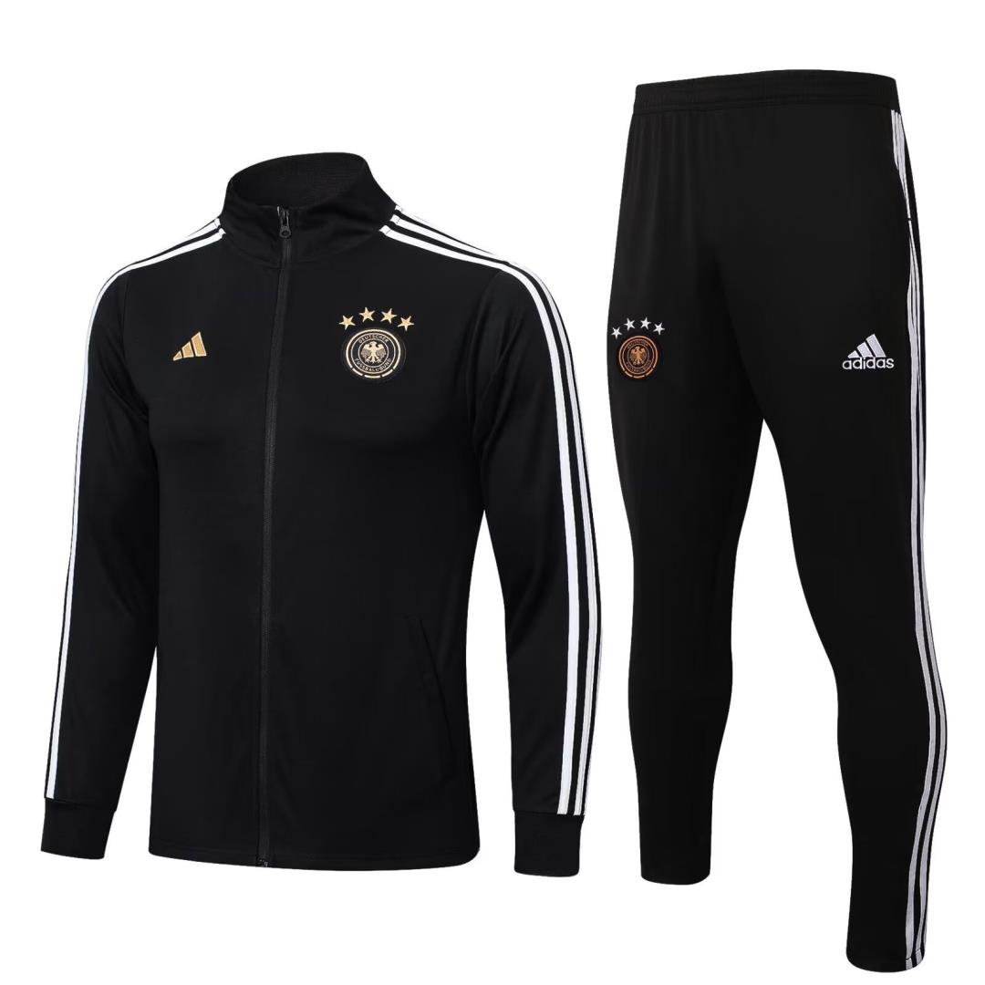 AAA Quality Germany 22/23 Tracksuit - Black/White